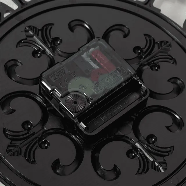 Часы настенные Рубин 3526-003 черные с патиной 35 см