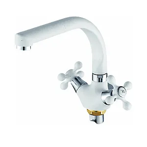 Смеситель для кухни Econoce EC0231 серия 230 белый