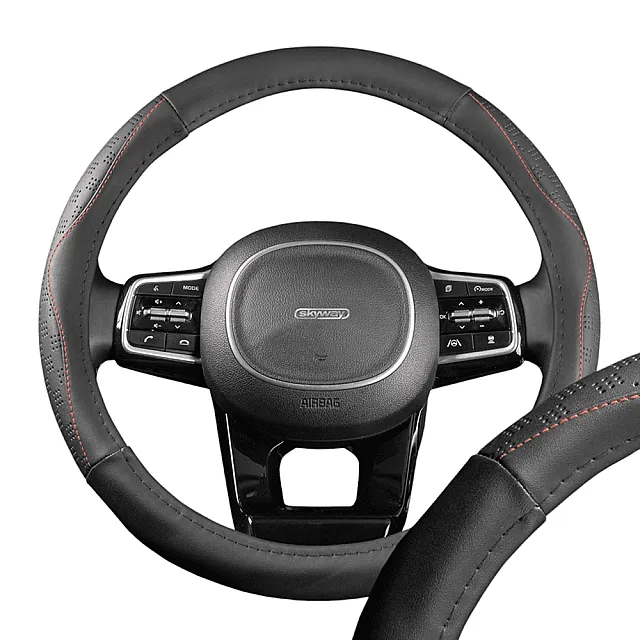 Оплетка экокожа Skyway Art-1 M черная