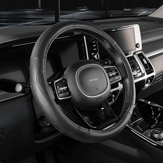 Оплетка экокожа Skyway Art-2 M черная