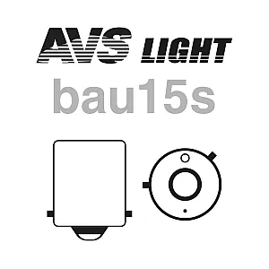 Лампа AVS Vegas Chrome A07112S 12V PY21W BAU15S orange 2 шт