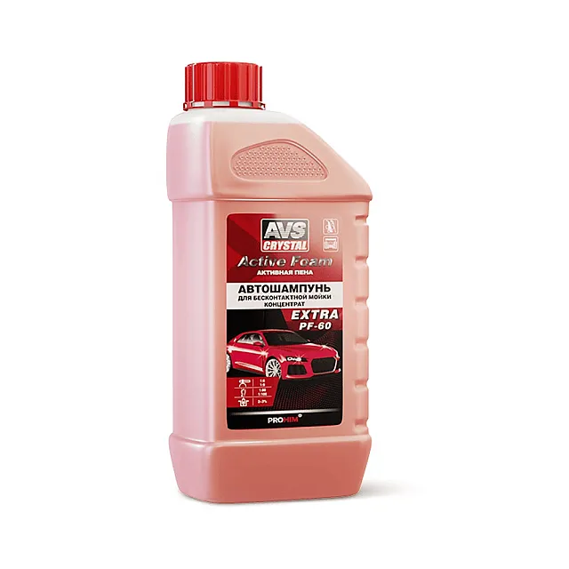 Автошампунь AVS Active Foam 1:6-9 PF-60 Extra для бесконтактной мойки 1 л