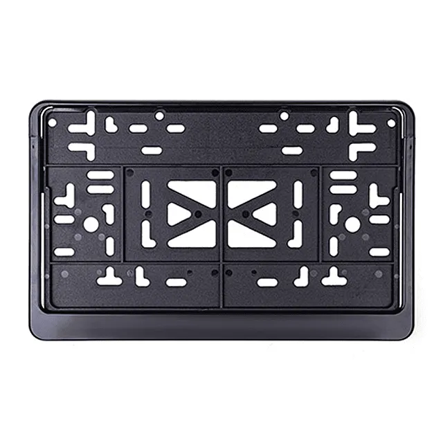 Рамка для номера Skyway S04102008 пластик с защелкой черная 290*170 мм