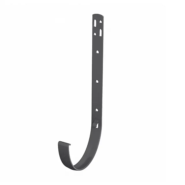 Кронштейн желоба ПВХ ТехноНиколь 72383 Оптима металлический 120*80 мм серый