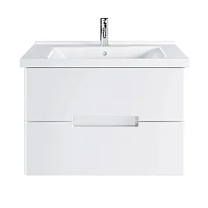 Тумба подвесная SanStar Ориана 80 с умывальником Миранда 80