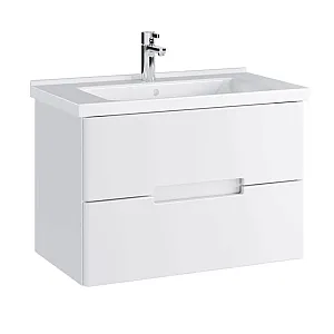 Тумба подвесная SanStar Ориана 80 с умывальником Миранда 80