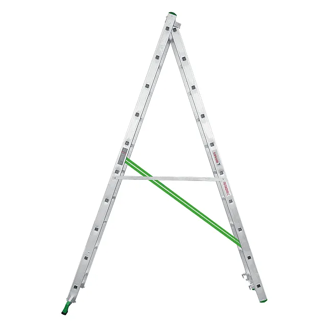 Лестница двухсекционная Новая высота NV222 2*8 ступеней