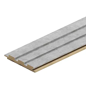 Панель МДФ реечная Stella Beats premium бетон чикаго 2700*119*16 мм