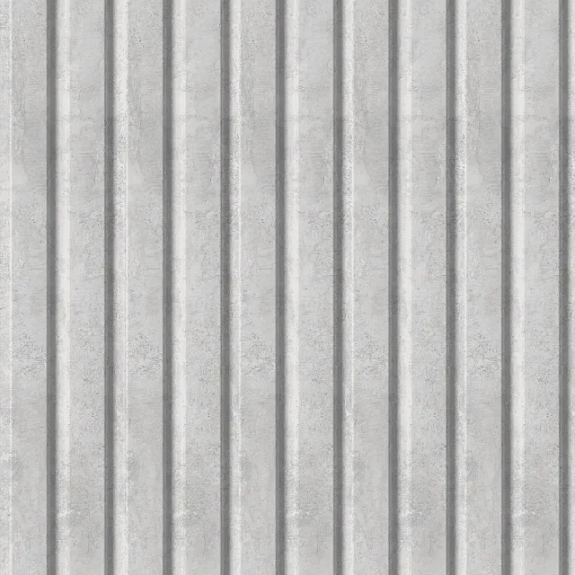 Панель МДФ реечная Stella Beats premium бетон чикаго 2700*119*16 мм