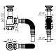 Сифон для умывальника Aquant S1004-35-MR 1 1/4