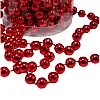 Бусы елочные Chrisymas Touch пластиковые красные 8 мм*10 м