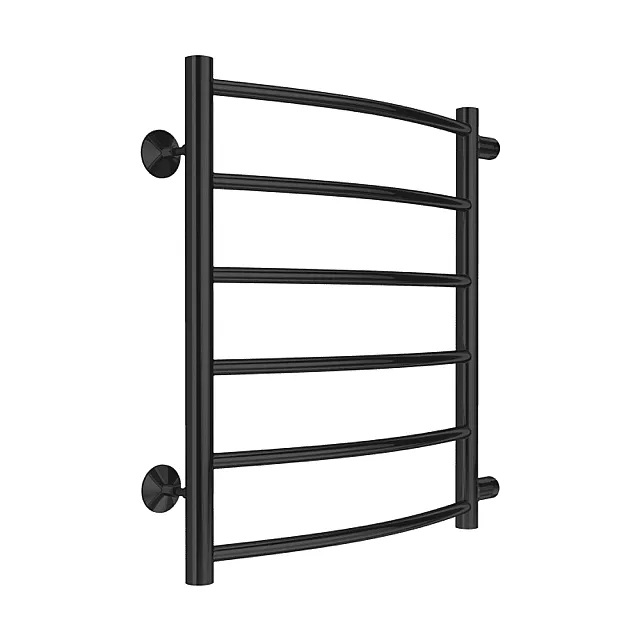 Полотенцесушитель Terminus Классик П6 бп черный матовый RAL 9005 500*600 мм
