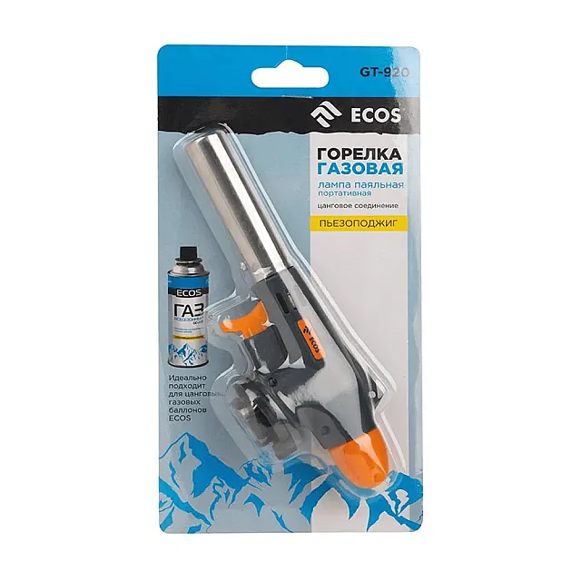 Горелка газовая Ecos GT-920 портативная