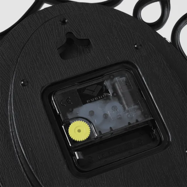 Часы настенные Рубин 3129-002 черный с бронзой 31*26*4.5 см