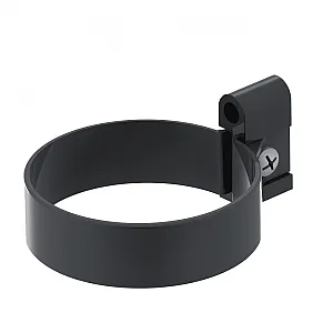 Хомут трубы ПВХ ТехноНиколь 72385 Оптима универсальный 140 мм серый