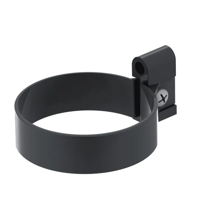 Хомут трубы ПВХ ТехноНиколь 72385 Оптима универсальный 140 мм серый