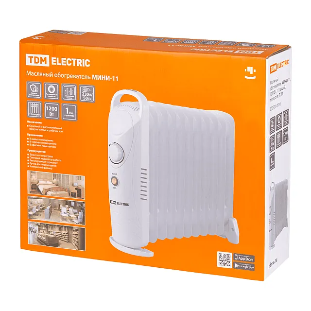 Обогреватель масляный TDM Electric МИНИ-11 SQ2501-0910