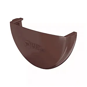 Заглушка желоба ТехноНиколь Оптима темно-коричневый 120*80 мм