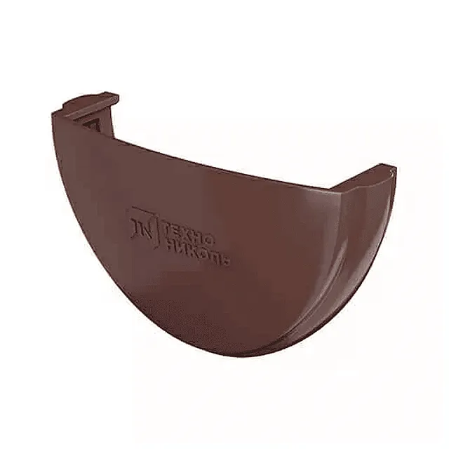 Заглушка желоба ТехноНиколь Оптима темно-коричневый 120*80 мм