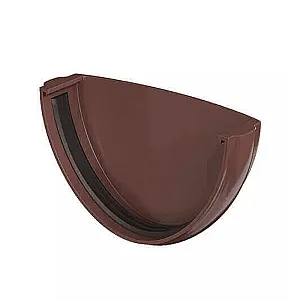 Заглушка желоба ТехноНиколь Оптима темно-коричневый 120*80 мм