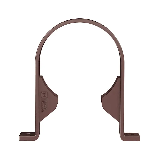 Хомут трубы ПВХ ТехноНиколь 72384 Оптима 120*80 мм темно-коричневый