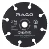 Диск отрезной RAGE универсальный для мини УШМ 76 мм