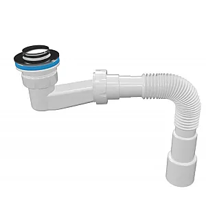Сифон для душевого поддона AV Engineering AVE129724 click-clack с гибкой трубой 1 1/2