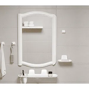 Набор для ванной комнаты Berossi 41 51с-2005 белый мрамор