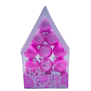 Набор новогодних украшений Market Union МА0453 12 предметов