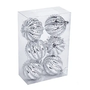 Набор шаров новогодних MA0355 6 шт