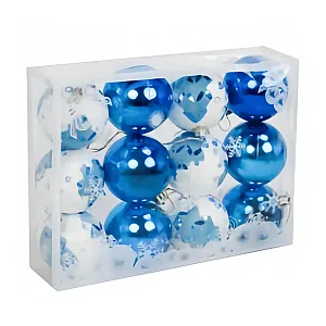 Набор шаров новогодних MA0397 12 шт