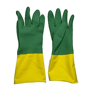 Перчатки хозяйственные BVB 8903125 двойной цвет размер L