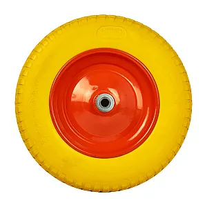 Колесо для тачки Skiper 3.25-8 PU 16*100 мм