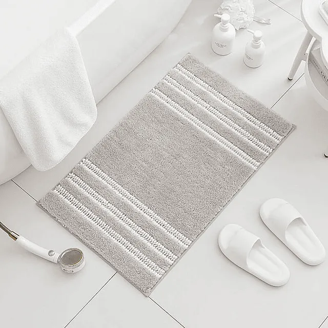 Коврик для ванной Illu xb24123028-6 полоска латтэ 50*80 мм