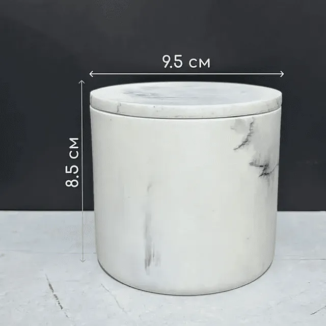 Стакан для ванной Illu YC410275-5 Дымчатый мрамор смола