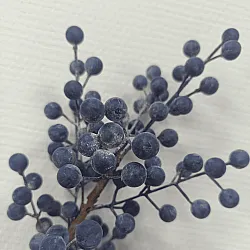 Ветка декоративная Калядны час Blueberry MU11008 53 см