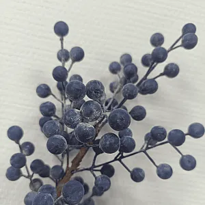 Ветка декоративная Калядны час Blueberry MU11008 53 см