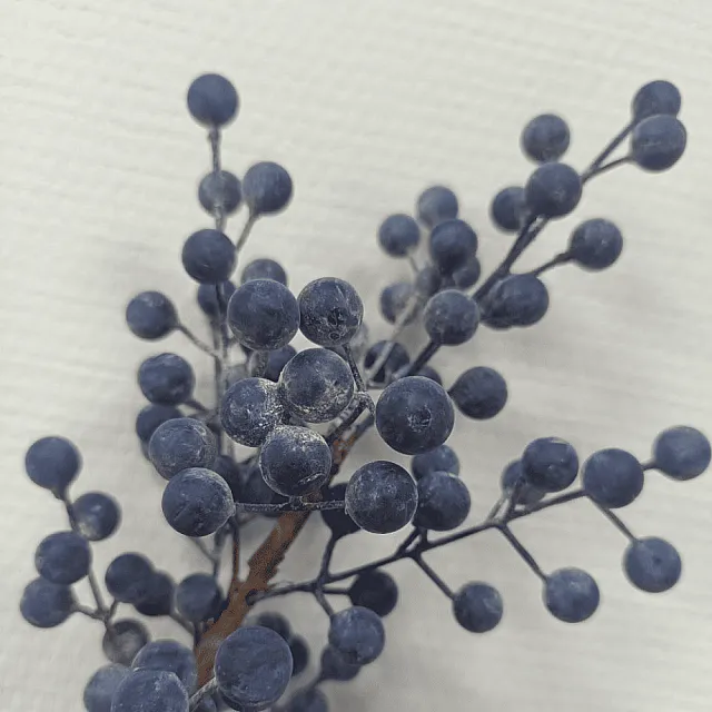 Ветка декоративная Калядны час Blueberry MU11008 53 см