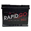 Автомобильный аккумулятор Rapid Go R+ 60 Аh