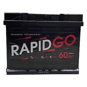 Автомобильный аккумулятор Rapid Go R+ 60 Аh