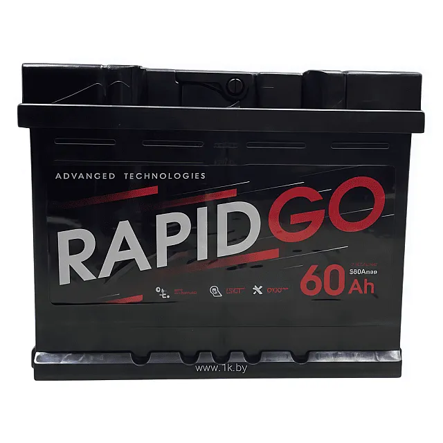 Автомобильный аккумулятор Rapid Go R+ 60 Аh