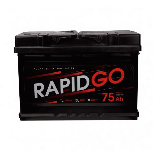 Автомобильный аккумулятор Rapid Go L+ 75 Аh