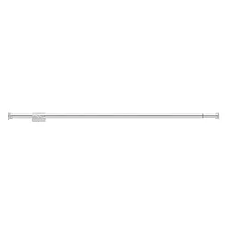 Карниз раздвижной Perfecto Linea 36-002006 алюминиевый серебро 1.2 м
