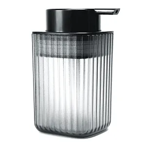 Дозатор для жидкого мыла  Bisk Brevik 90056 полупрозначный черный