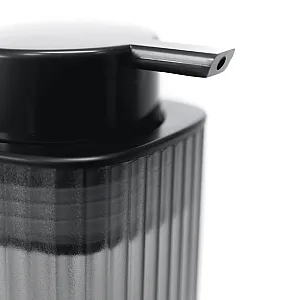 Дозатор для жидкого мыла  Bisk Brevik 90056 полупрозначный черный