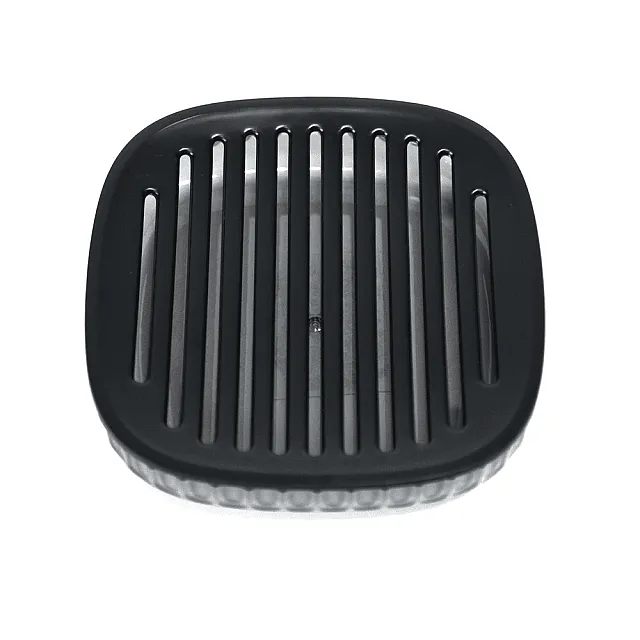 Мыльница Bisk Brevik 90059 полупрозрачная черная