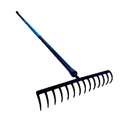 Грабли металлические КОМ Г14/МЧ с прямыми зубьями 14 зубьев черенок 1500 мм