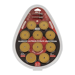 Алмазный диск для гравера DLT 1898 с титановым покрытием 45 мм 10 шт