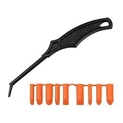 Набор шпателей DLT Silicone 1581 для силикона 9 насадок