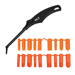 Набор шпателей DLT Silicone 1744 для силикона 18 насадок